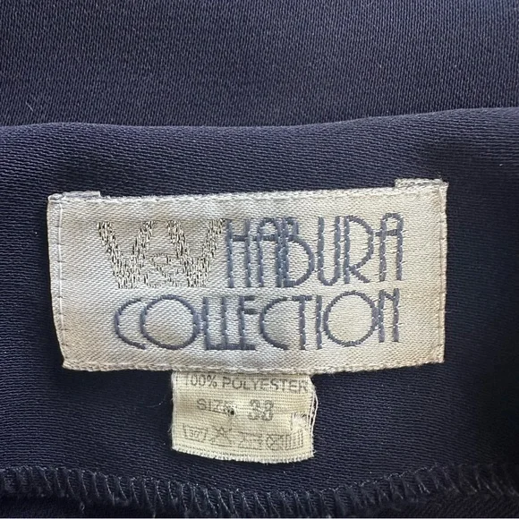 Vintage Navy Long Coat Topcoat Blazer Dress Minimalist Coat Tailored Size EU 38 - Picture 8 of 10